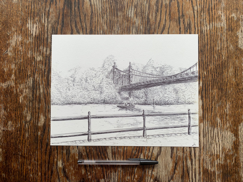 Queens Park Suspension Bridge, Chester