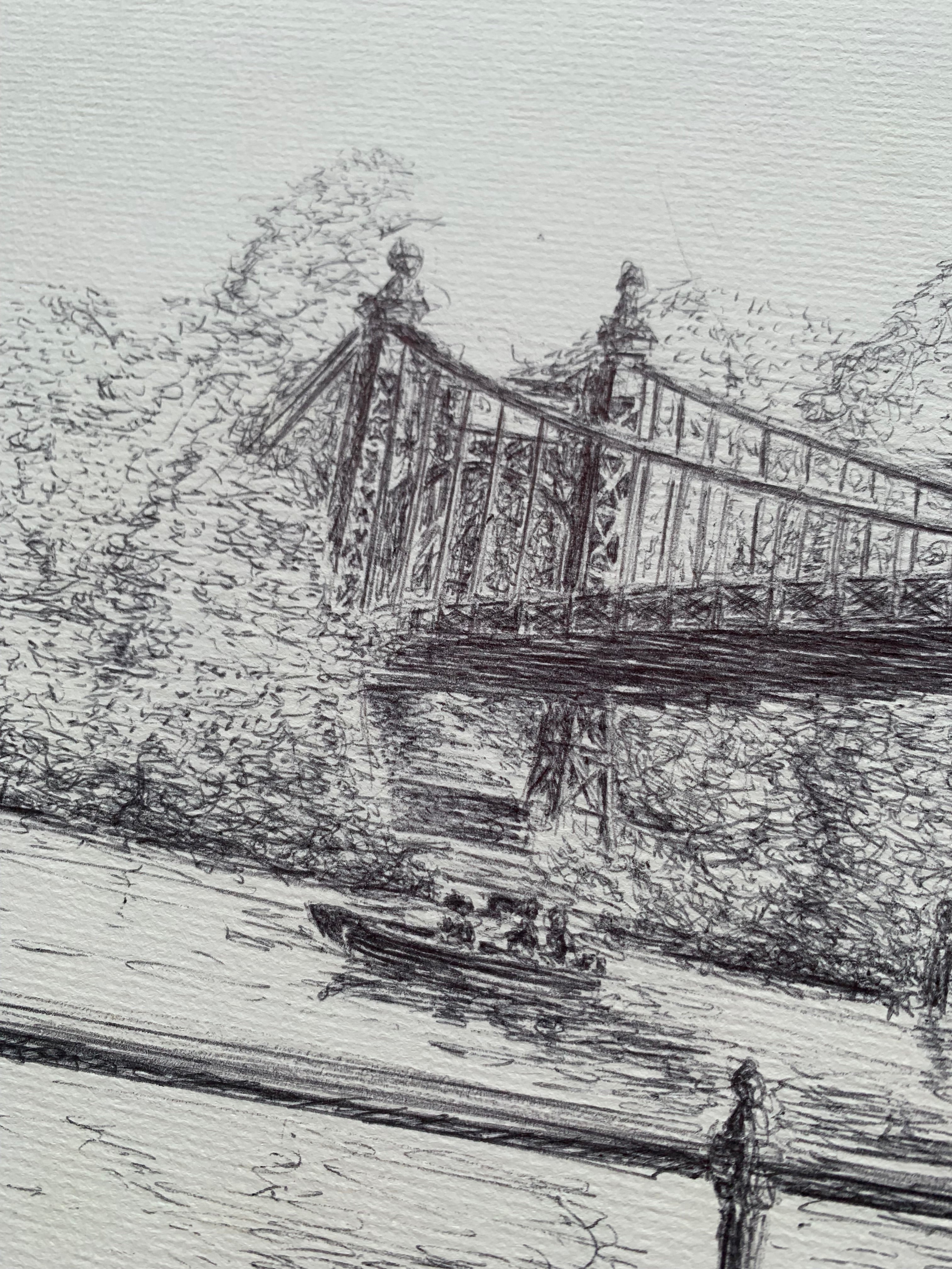 Queens Park Suspension Bridge, Chester